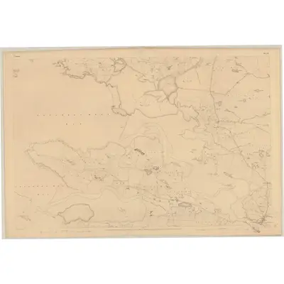 1835 Map of Donegal - Sheet 73, 1837 Print