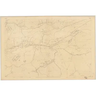 1836 Map of Donegal - Sheet 75, 1837 Print