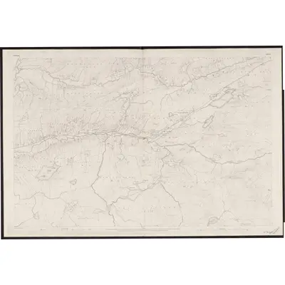 1836 Map of Donegal - Sheet 75, 1860 Print
