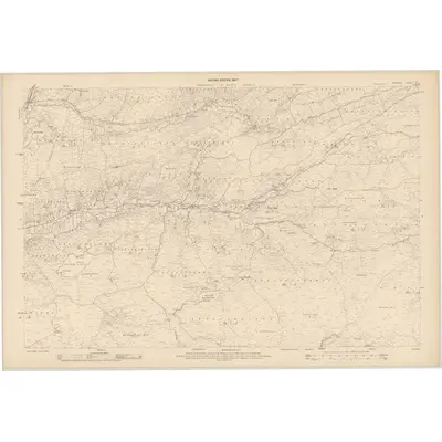 1904 Map of Donegal - Sheet 75, 1907 Print