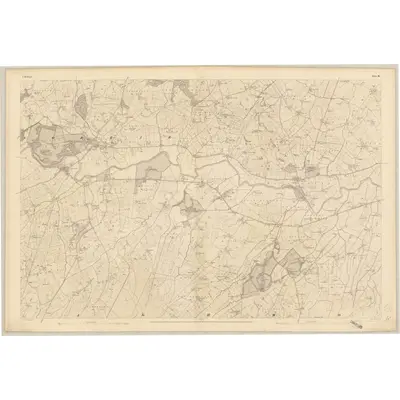 1836 Map of Donegal - Sheet 78, 1837 Print