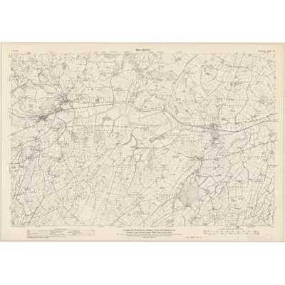 1949 Map of Donegal - Sheet 78, 1962 Print