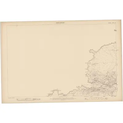 1905 Map of Donegal - Sheet 80, 1907 Print