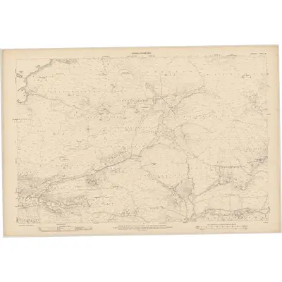 1905 Map of Donegal - Sheet 81, 1907 Print