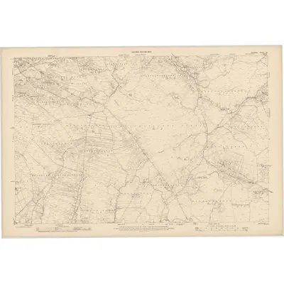 1905 Map of Donegal - Sheet 83, 1907 Print