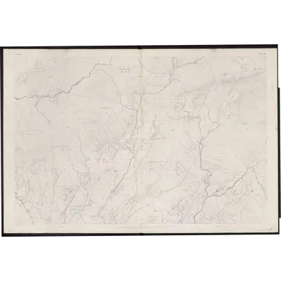 1834 Map of Donegal - Sheet 84, 1857 Print
