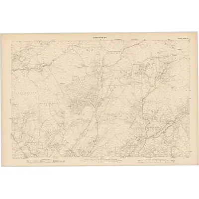 1906 Map of Donegal - Sheet 84, 1907 Print