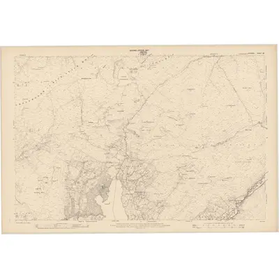 1905 Map of Donegal - Sheet 85, 1907 Print