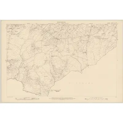 1904 Map of Donegal - Sheet 87 & 87A, 1906 Print