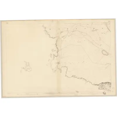 1835 Map of Donegal - Sheet 89, 1837 Print