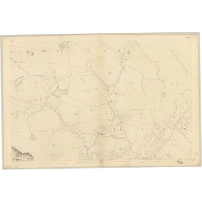 1835 Map of Donegal - Sheet 90, 1837 Print