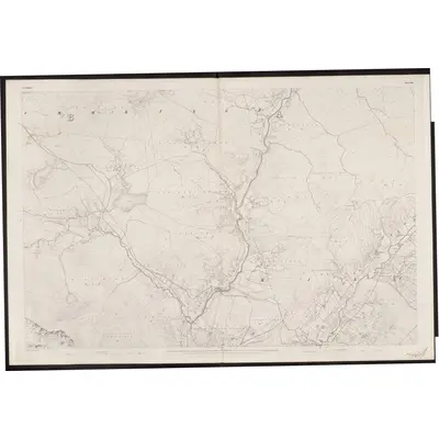 1835 Map of Donegal - Sheet 90, 1860 Print