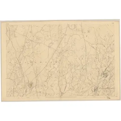 1835 Map of Donegal - Sheet 92, 1837 Print