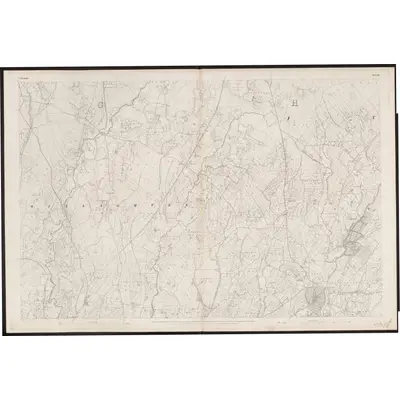 1835 Map of Donegal - Sheet 92, 1861 Print