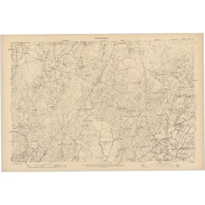 1904 Map of Donegal - Sheet 92, 1907 Print