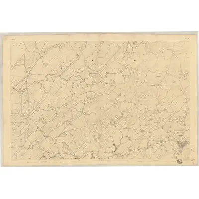 1836 Map of Donegal - Sheet 93, 1835 Print