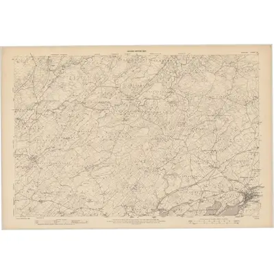 1904 Map of Donegal - Sheet 93, 1907 Print