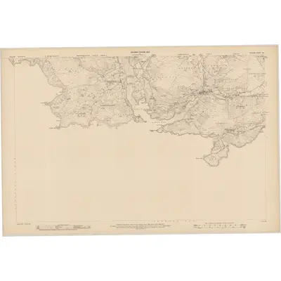 1905 Map of Donegal - Sheet 96 [with extension], 1907 Print