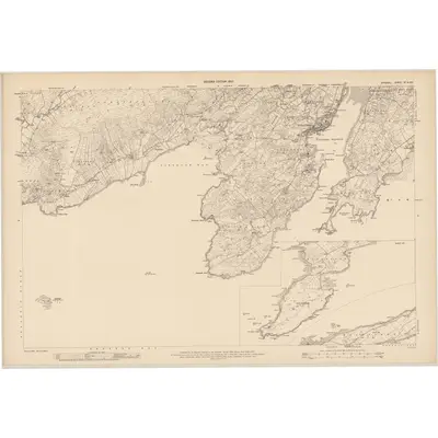 1906 Map of Donegal - Sheet 97 & 97A, 1907 Print