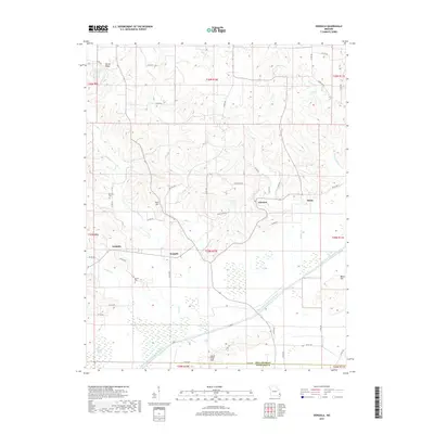 2017 Map of Dongola, 2017 Print