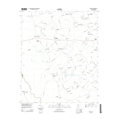 2014 Map of Dongola, 2014 Print
