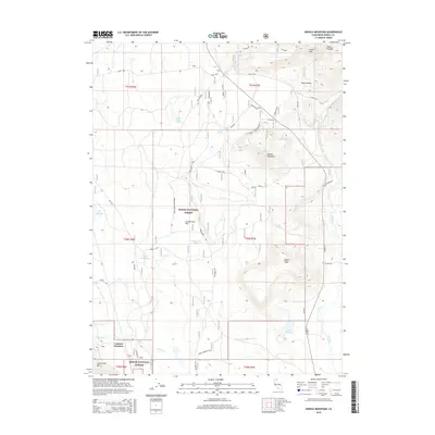 2015 Map of Donica Mountain, 2015 Print