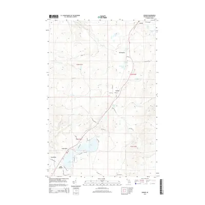 2014 Map of Donken, 2014 Print