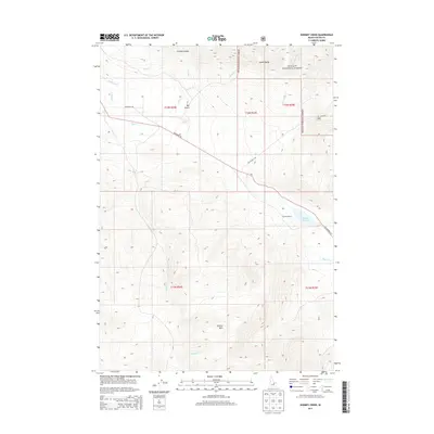 2013 Map of Donkey Creek, 2013 Print