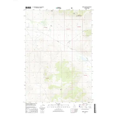 2017 Map of Donkey Creek, 2017 Print