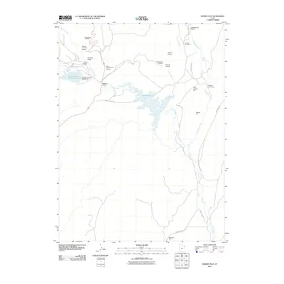 2011 Map of Donkey Flat, 2011 Print