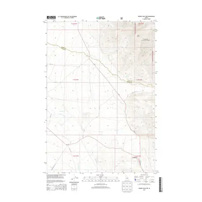 2013 Map of Donkey Hills NW, 2013 Print