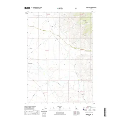 2020 Map of Donkey Hills NW, 2020 Print