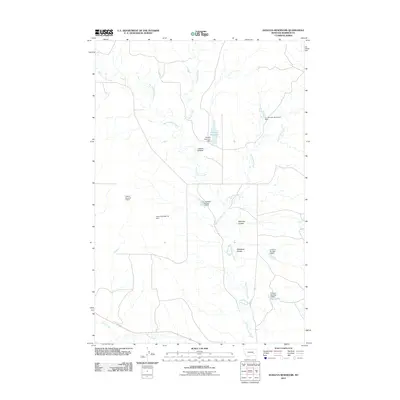 2011 Map of Donleys Reservoir, 2011 Print