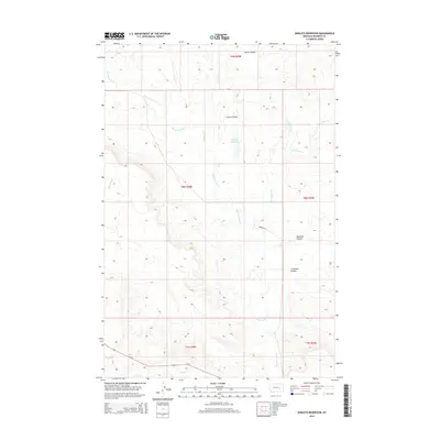 2014 Map of Donleys Reservoir, 2014 Print