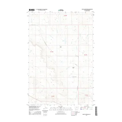 2017 Map of Donleys Reservoir, 2017 Print