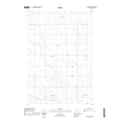 2020 Map of Donleys Reservoir, 2020 Print