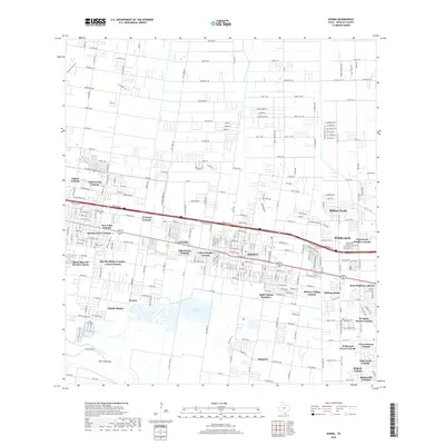 2019 Map of Donna, 2019 Print