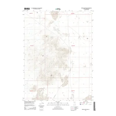 2015 Map of Donna Schee Peak, 2015 Print