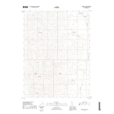 2018 Map of Donnelly Creek, 2018 Print