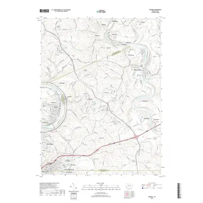 2019 Map of Donora, 2019 Print