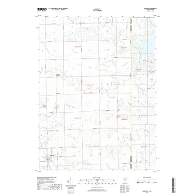 2018 Map of Donovan, 2018 Print