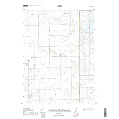 2021 Map of Donovan, 2021 Print