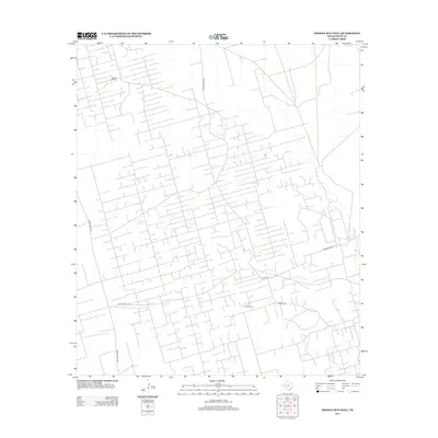 2013 Map of Doodle Bug Well, 2013 Print