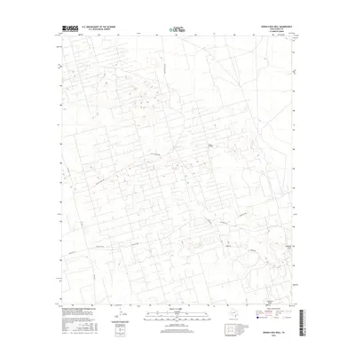 2016 Map of Doodle Bug Well, 2016 Print