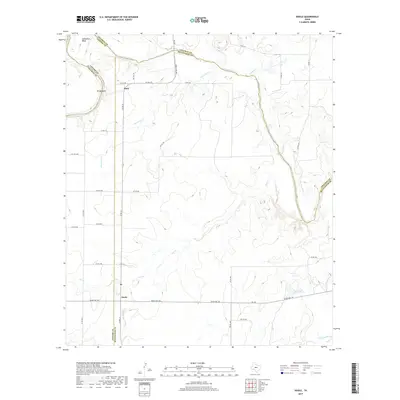 2019 Map of Doole, 2019 Print