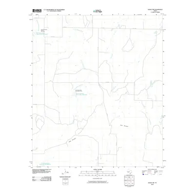 2010 Map of Doole SW, 2010 Print
