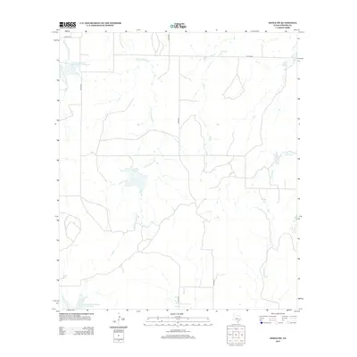 2013 Map of Doole SW, 2013 Print