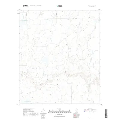 2019 Map of Doole SW, 2019 Print