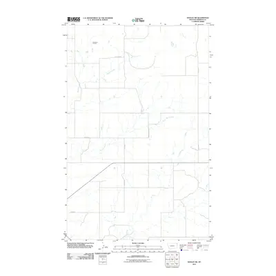 2011 Map of Dooley SW, 2011 Print