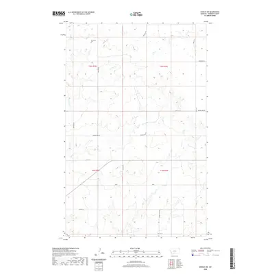 2020 Map of Dooley SW, 2020 Print
